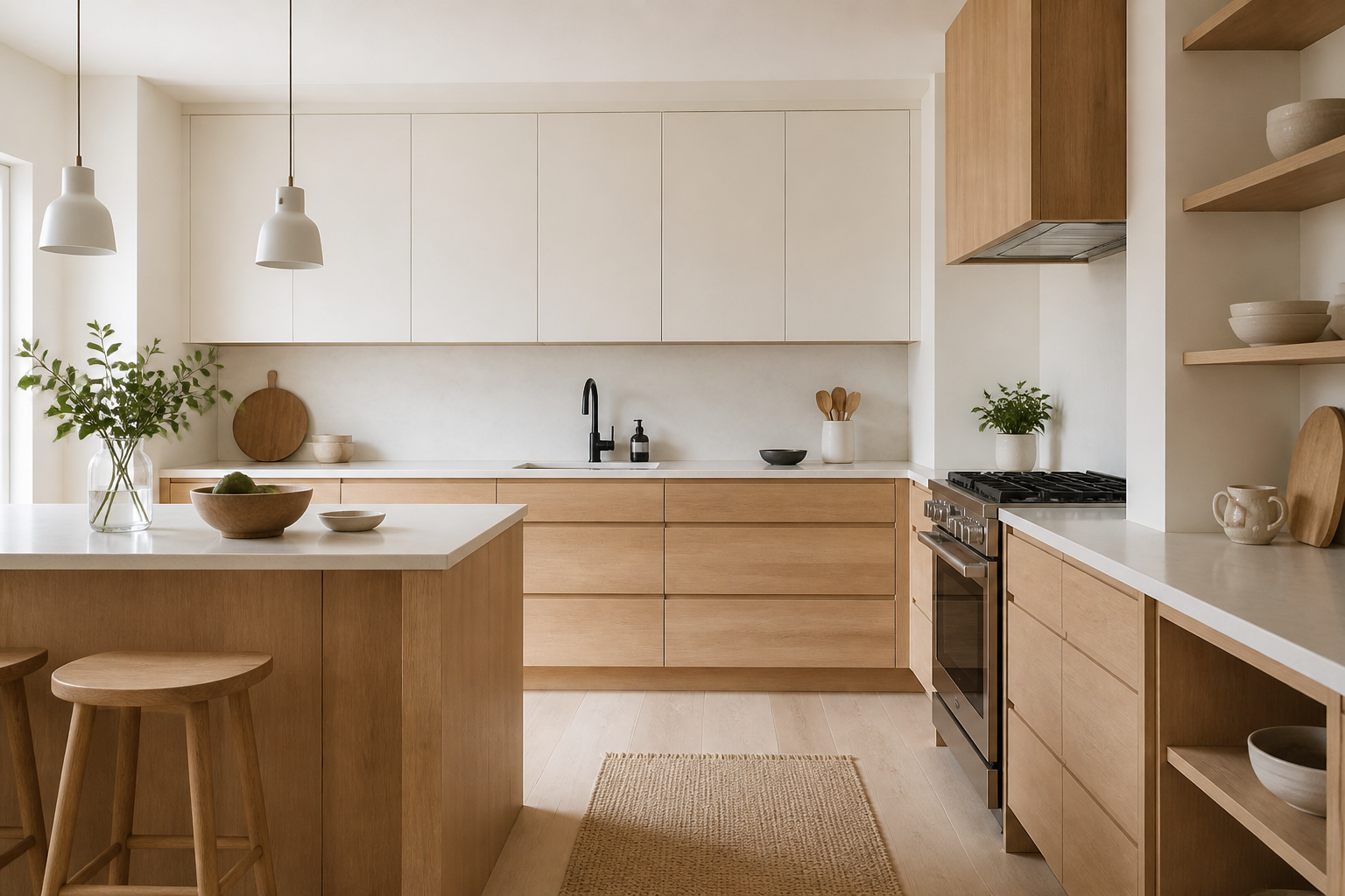 AI Kitchen Design: Scandi Makeover for Under $300