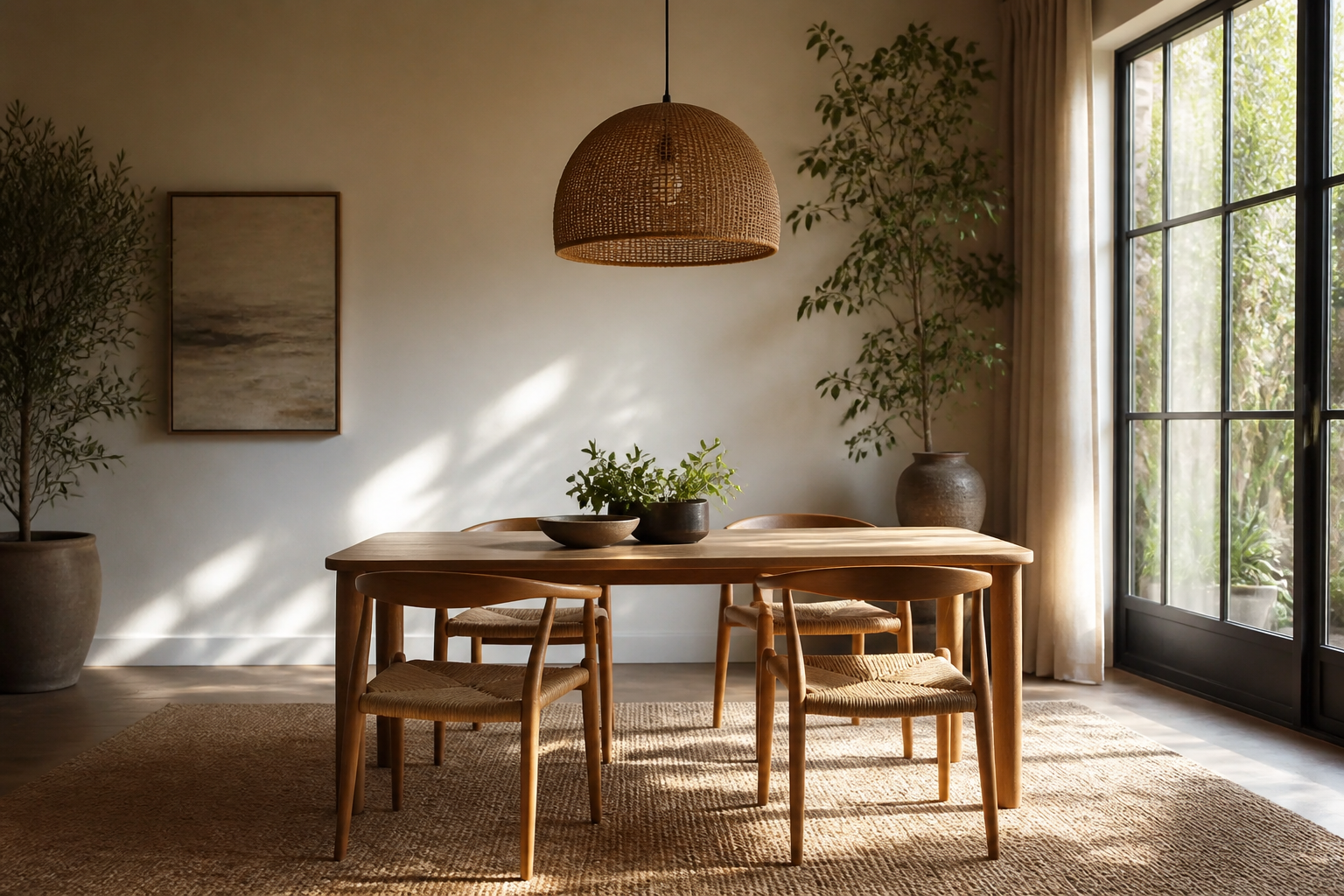 Biophilic Design Ideas for a Dining Room