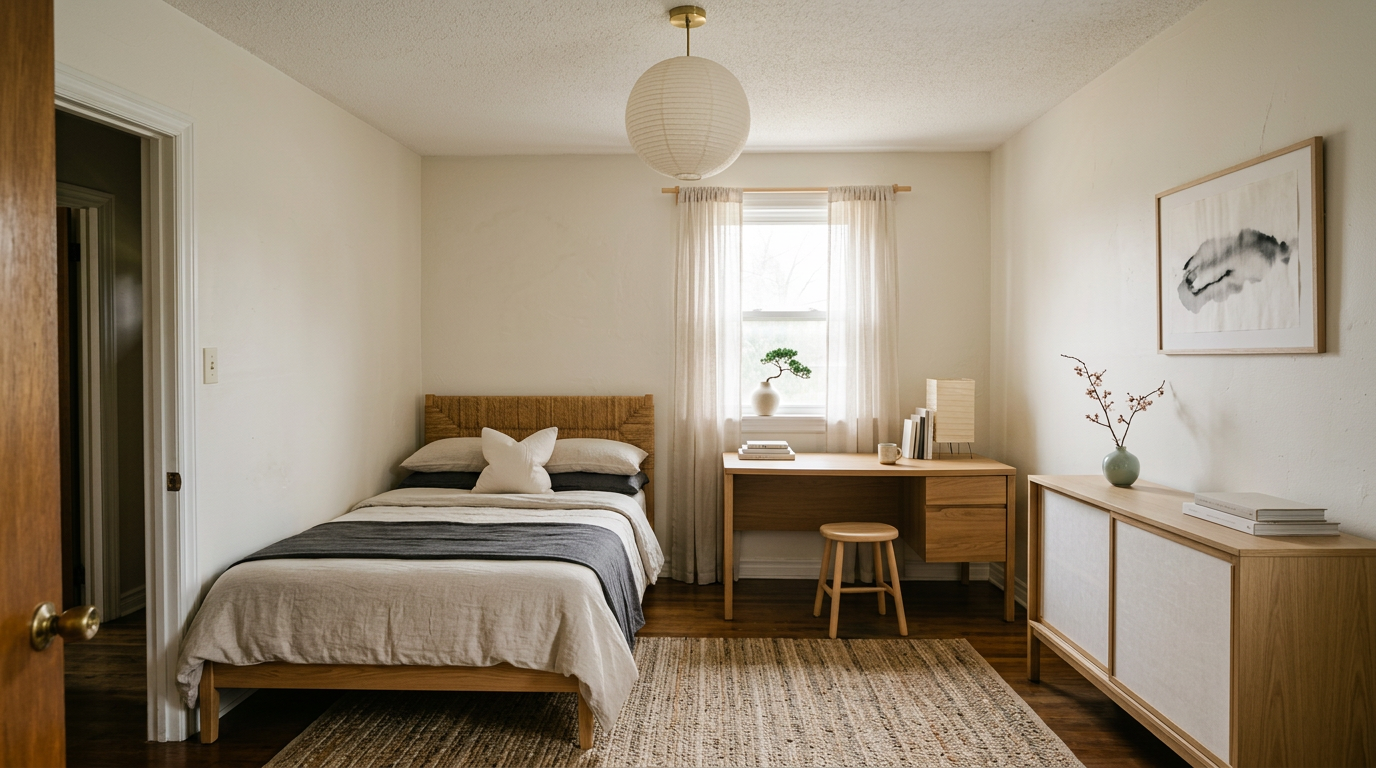 Japandi Bedroom Ideas: A Calm Rental Transformation Guide